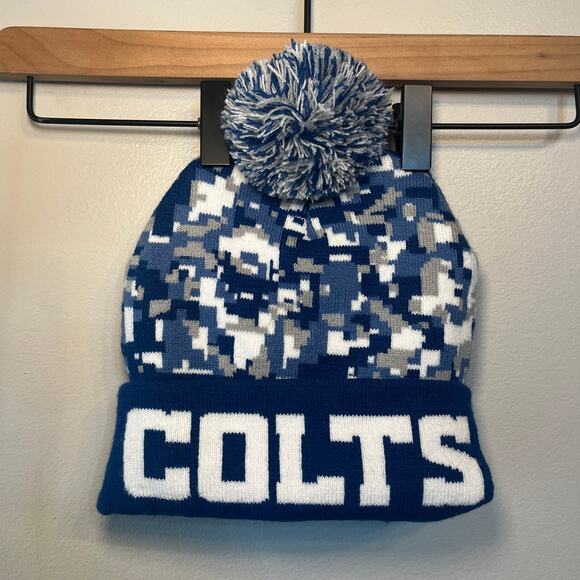 NFL Indianapolis Colts Lucas Oil Stadium Beanie Hat One Size - Picture 1 of 4